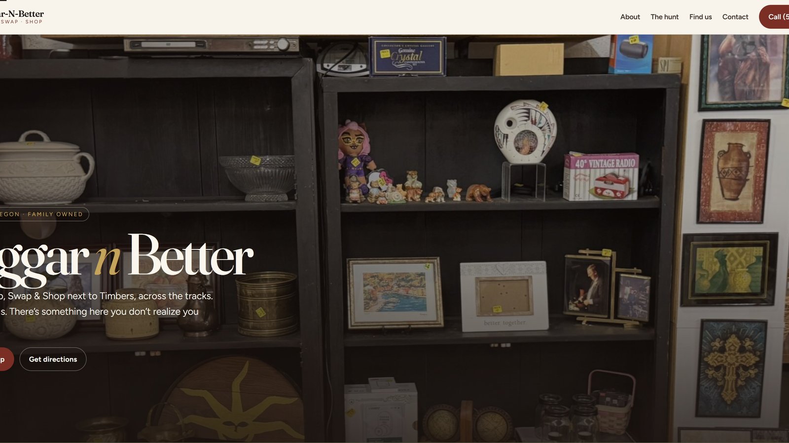 Biggar-N-Better homepage