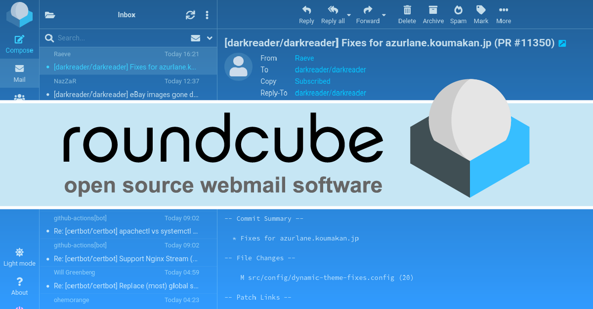 roundcube settings